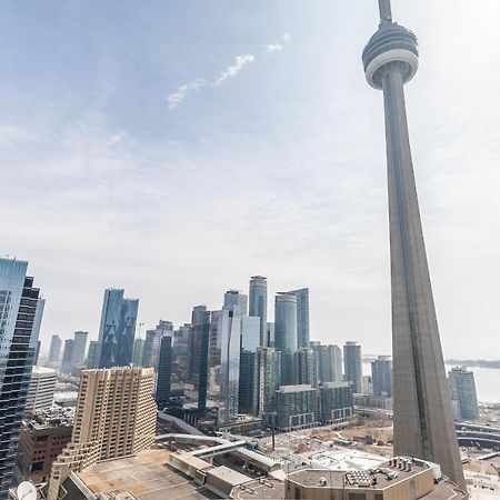 Stylish 1Br + Office Condo - Cn Tower View Toronto Buitenkant foto