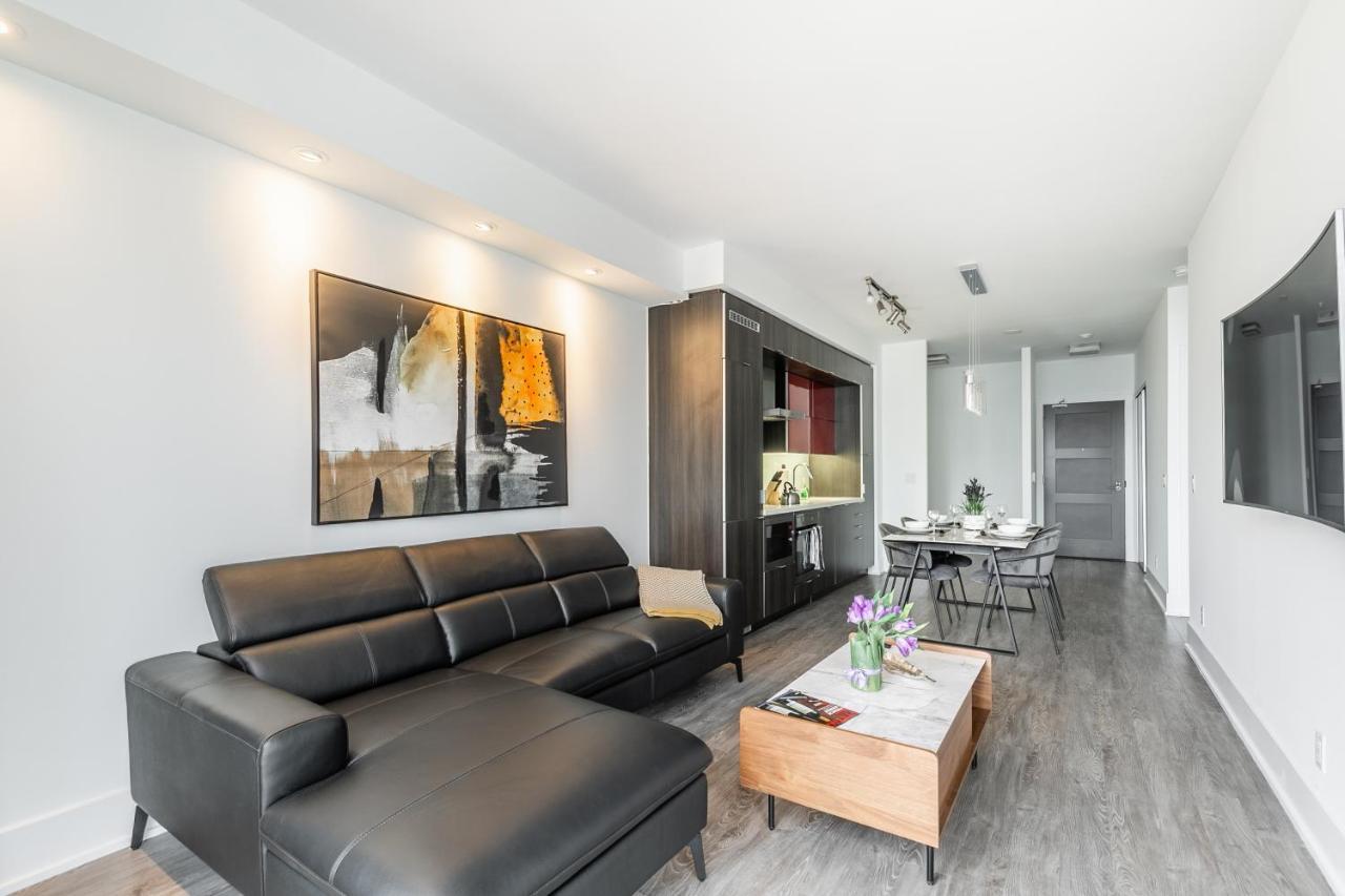 Stylish 1Br + Office Condo - Cn Tower View Toronto Buitenkant foto