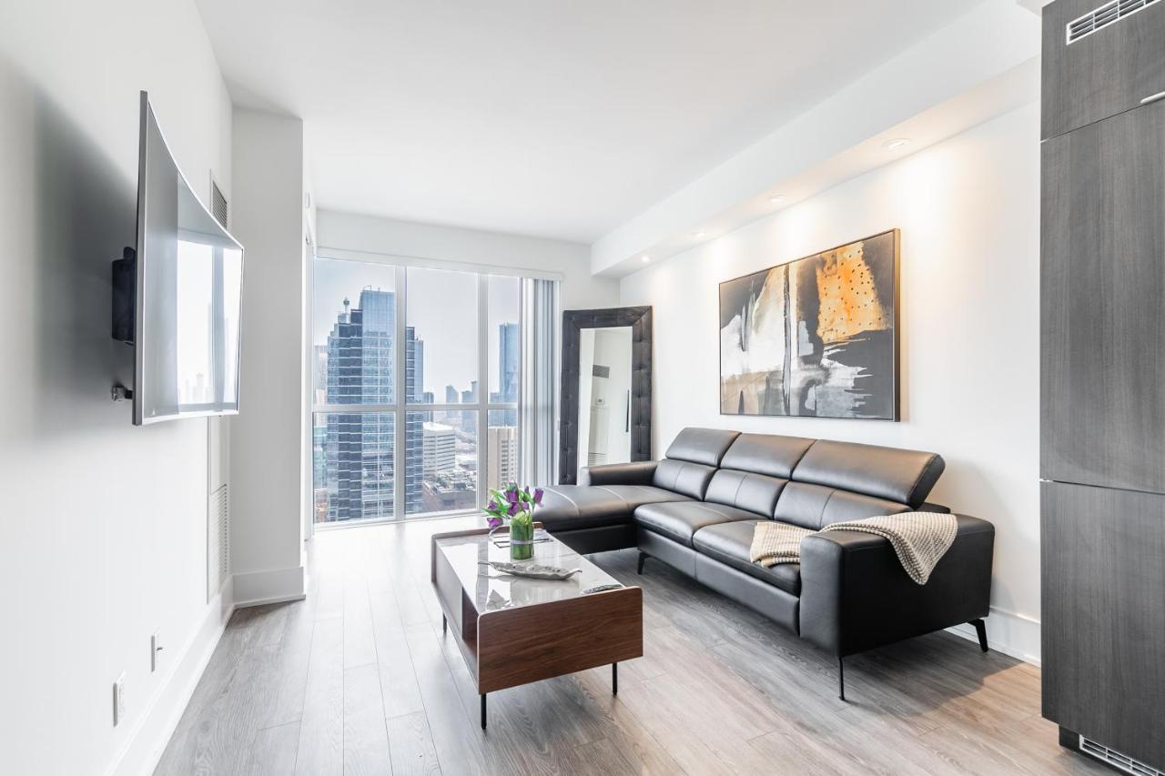 Stylish 1Br + Office Condo - Cn Tower View Toronto Buitenkant foto