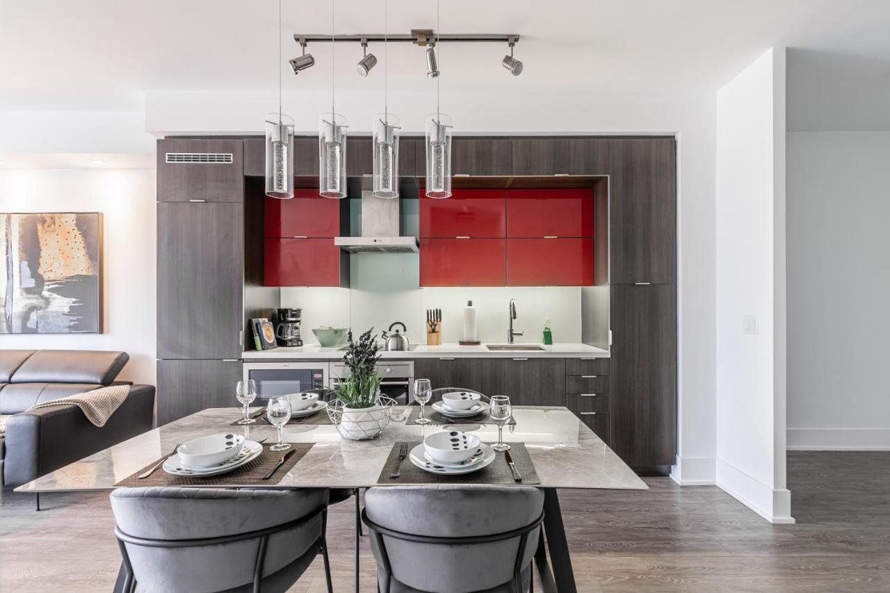 Stylish 1Br + Office Condo - Cn Tower View Toronto Buitenkant foto