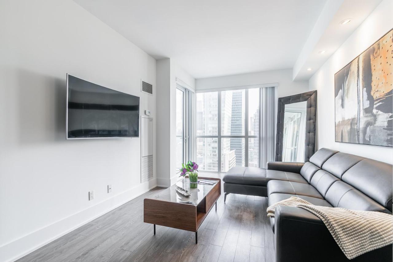 Stylish 1Br + Office Condo - Cn Tower View Toronto Buitenkant foto