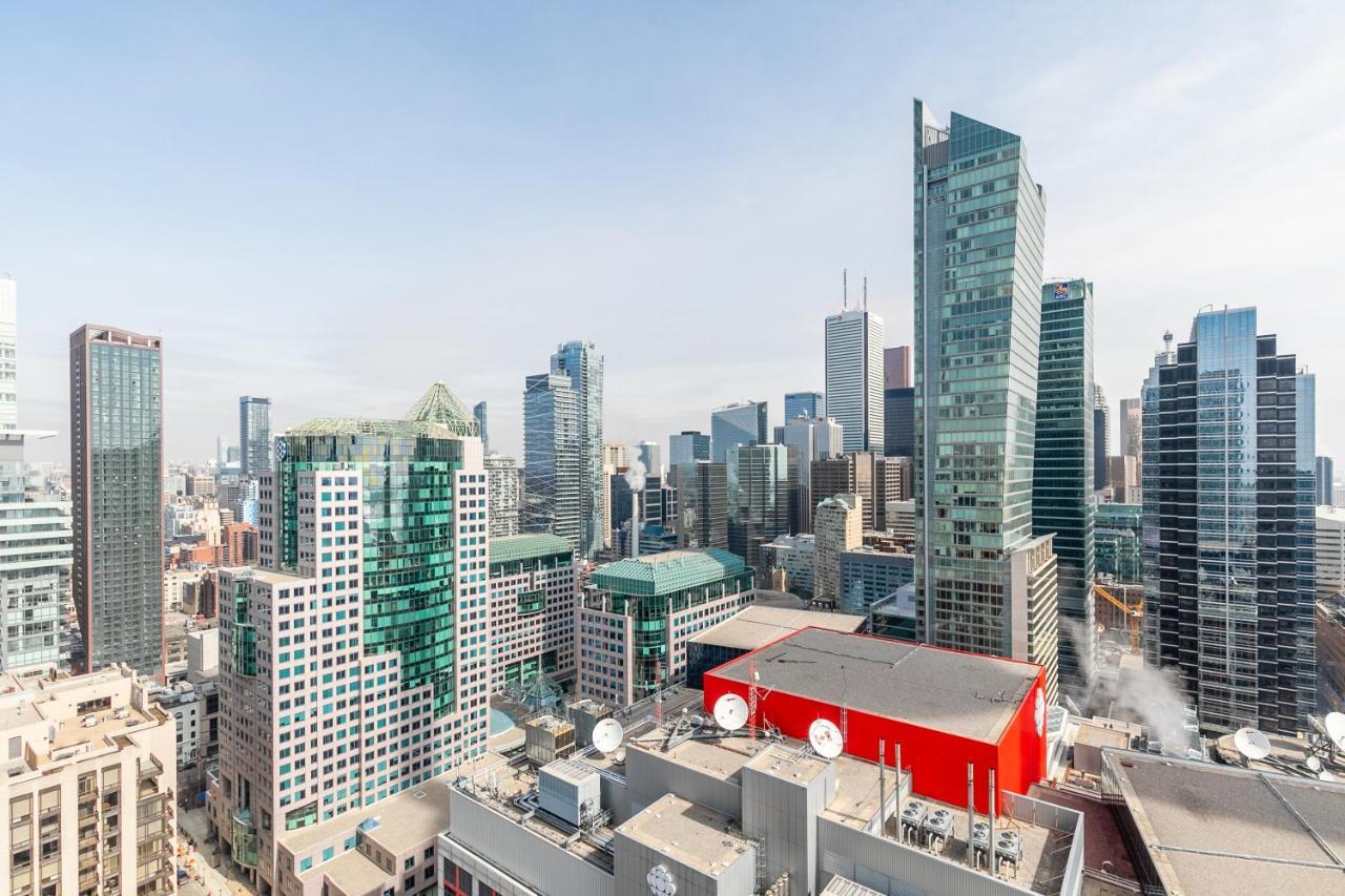 Stylish 1Br + Office Condo - Cn Tower View Toronto Buitenkant foto