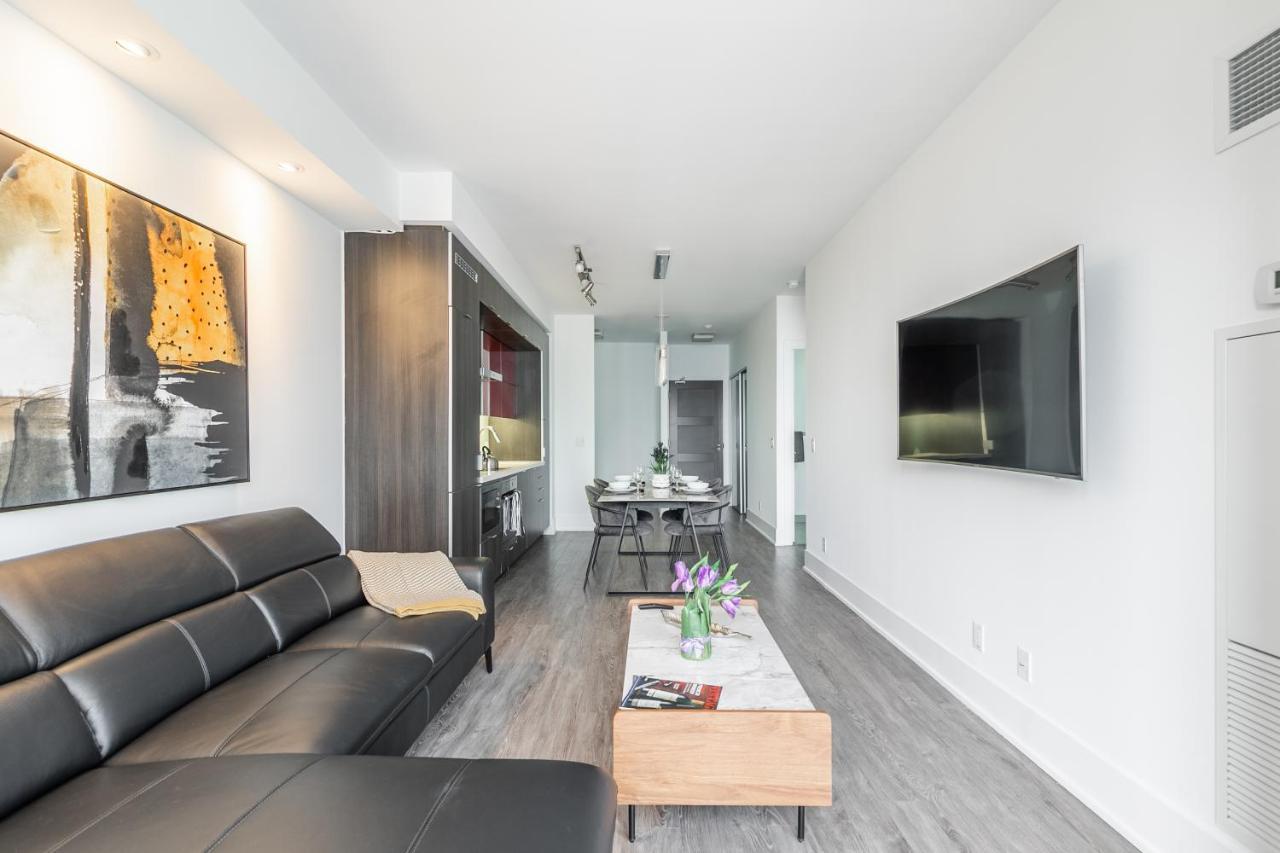 Stylish 1Br + Office Condo - Cn Tower View Toronto Buitenkant foto